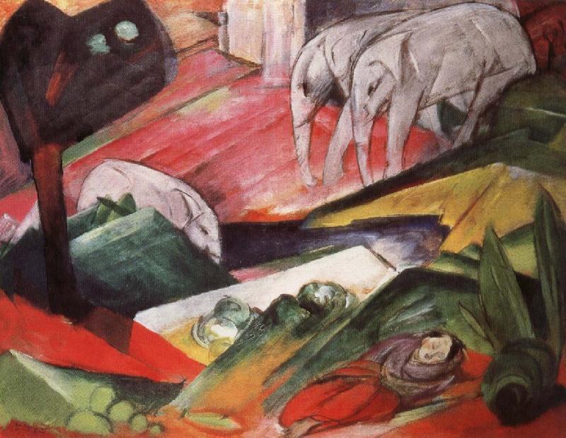 arnold schoenberg art the dream by franz marc t